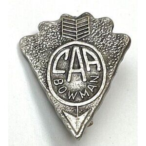 VTG Silvertone CAA Camp Archery NAA JOAD Jr Olympic Arrowhead BOWMAN Pin PINBACK